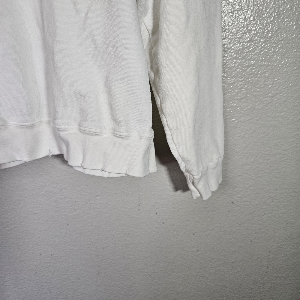 I.S.M.B.S. Essential White Sweatshirt Hand Embroidered Tahoe Size M/L - Picture 10 of 14